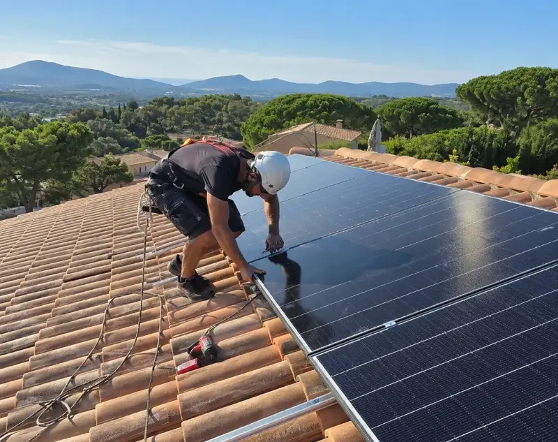 Installateur panneaux solaires Pleugriffet — pose photovoltaïque sur toiture