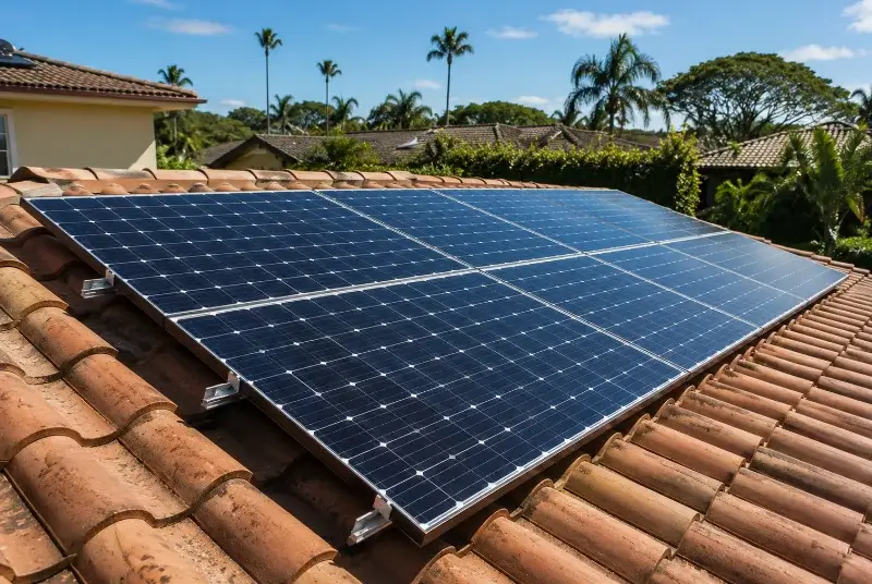 Installation de panneaux solaires à Pleugriffet